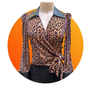 Ct1026 Leopard top