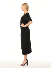 D33113 Double waist rush midi dress