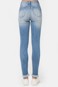 JP5526 Denim pant distressed skinny