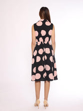 D30382 Dot Sleeveless Dress