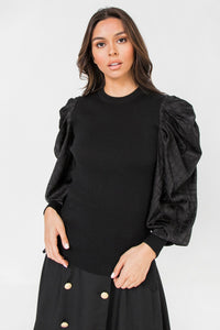 Jsw Satin long sleeves top