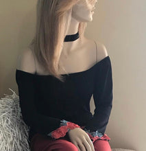 NR-316  off shoulder choker top