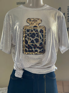 Perfume metallic top