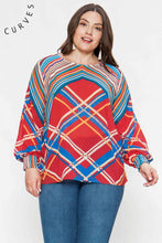 ATP1792 retro checkered top