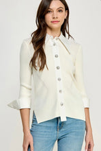 TX7484 color block shirt