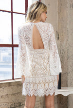 Romance lace bell long sleeves