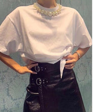 Collar Solid Crop Top