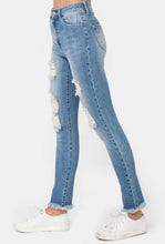 JP5526 Denim pant distressed skinny