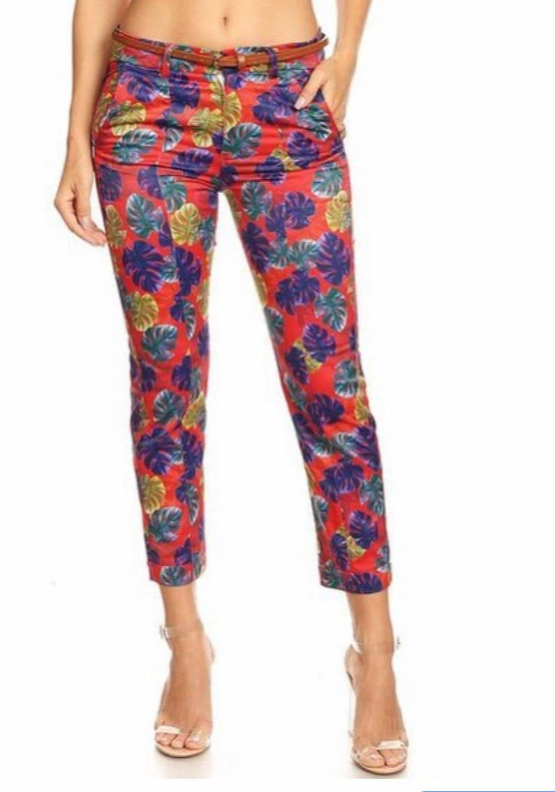 PC 18115 Red leaves pants