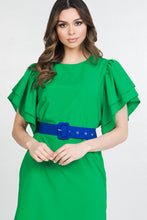 JD 6794 double ruffle sleeves